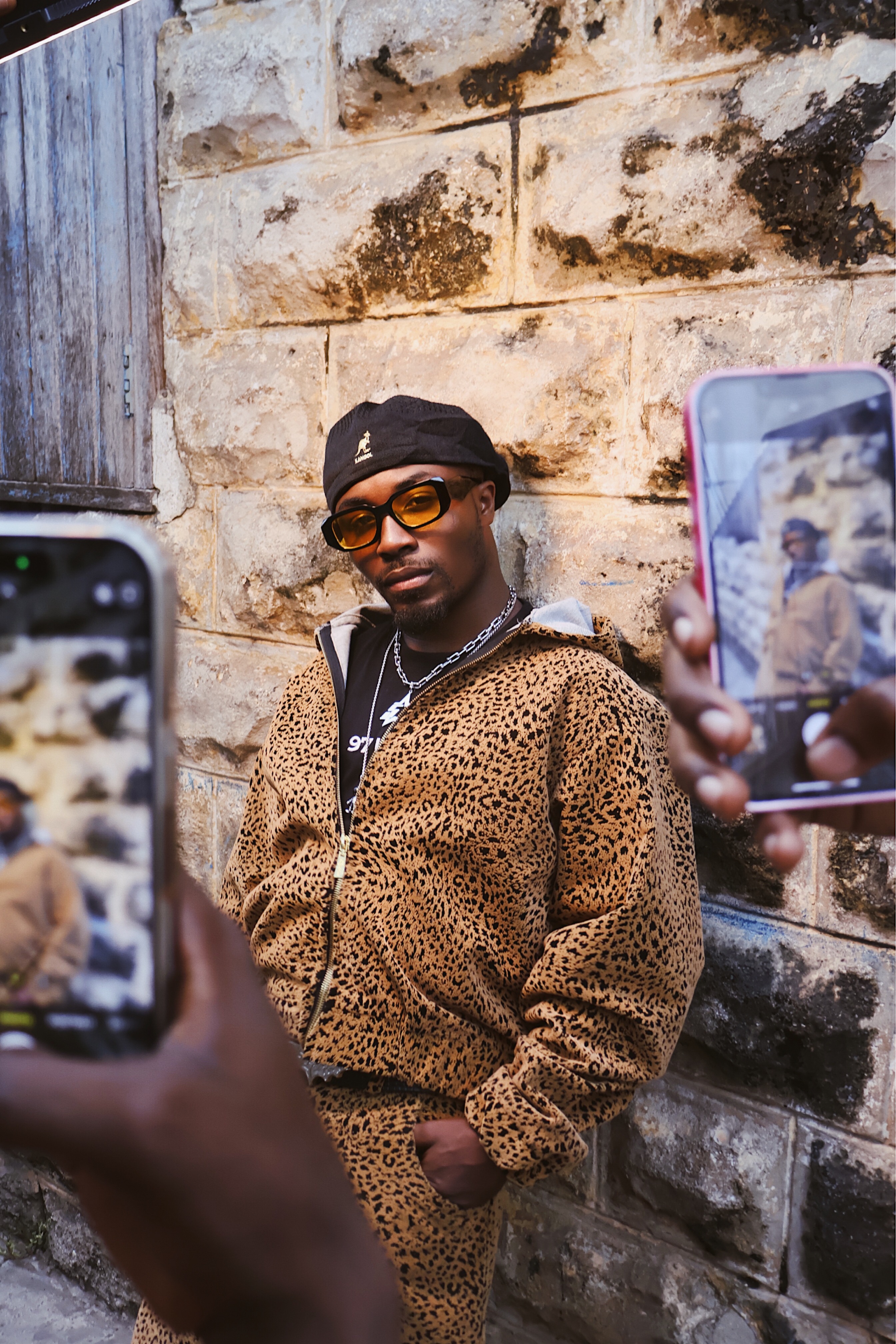 Fashion editorial scene